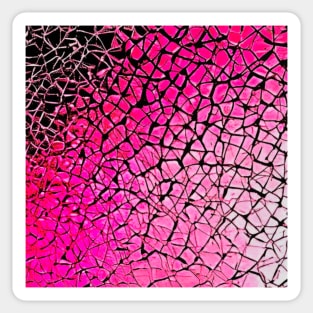 Pink Shatter Sticker